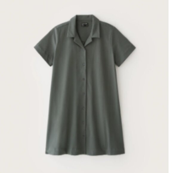 NWT Flex Camp Collar Dress (M) - Picture 3 of 9